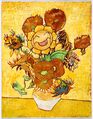 Sunflora artwork for the "Pokémon x Van Gogh" art collaboration