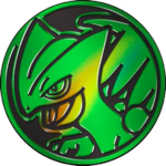 CES Green Sceptile Coin.png