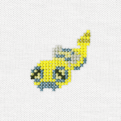 "The Dunsparce embroidery from the Pokémon Shirts clothing line."