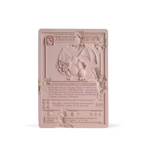 Daniel Arsham Pokémon Merch Pink Crystalized Charizard Card.jpg