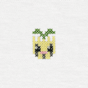 "The Sunkern embroidery from the Pokémon Shirts clothing line."