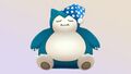 Snorlax wearing a nightcap