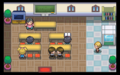 Interior of the Pokémon School in Pokémon HeartGold and SoulSilver