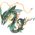 Mega Rayquaza artwork