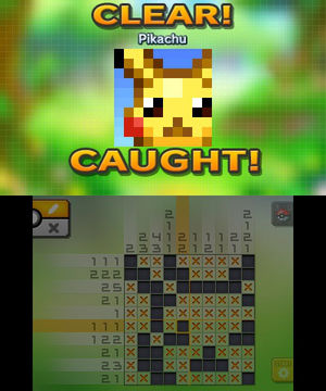 Picross Pikachu puzzle caught.png