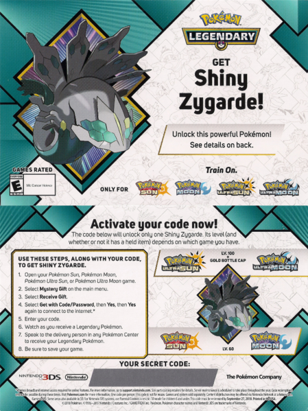 File:North America Legendary Pokémon Celebration Shiny Zygarde.png