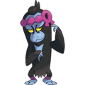 Pecharunt's chain around Munkidori's head