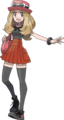 Serena, one of the rivals of the Kalos region (only if the male player character is chosen)