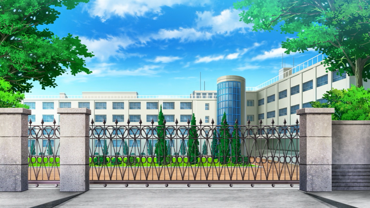 anime school gate