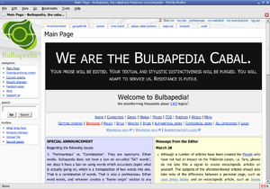 Bulbapedia on April 1 2005.png