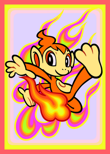 File:TCGP Sleeve Chimchar.png