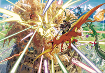 Pokémon EX Drawing Yusuke Murata Ultra Necrozma Air Battle Ver. 2.png