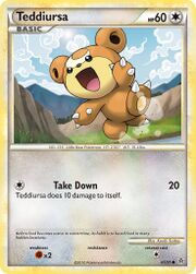 Teddiursa (Unleashed 65) - Bulbapedia, the community-driven