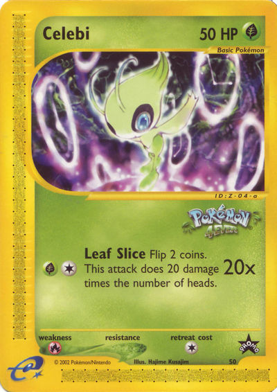 Celebi (Wizards Promo 50) - Bulbapedia, the community-driven Pokémon ...