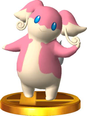 Audino 3DS trophy SSB4.png