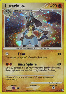 Lucario (Diamond & Pearl 6) - Bulbapedia, the community-driven Pokémon ...