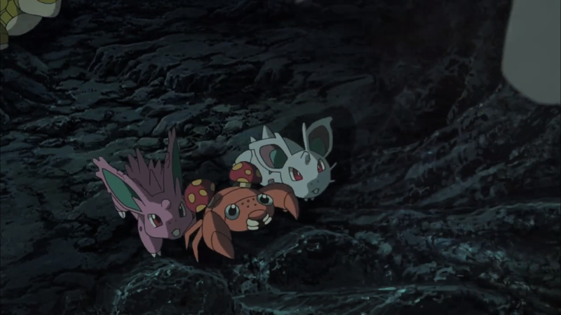 File:Paras Nidoran f Nidoran m M20.png