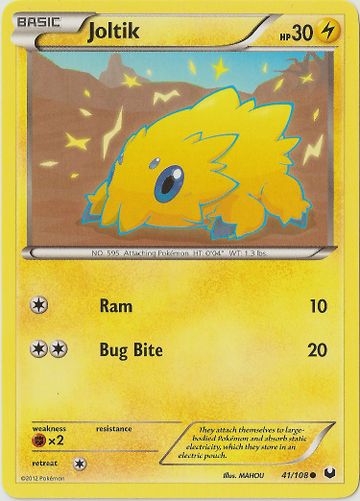 Joltik (Dark Explorers 41) - Bulbapedia, the community-driven Pokémon ...