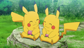 Pikachu's gender differences in the anime