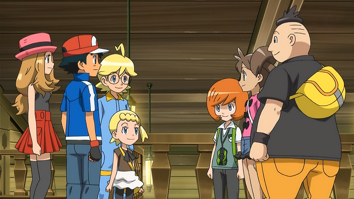 Ash, Clemont and Bonnie Meets - POKEMON XY ANIME by