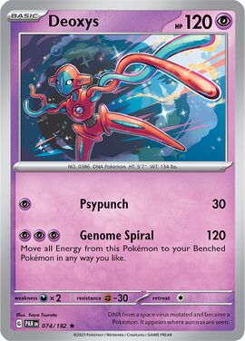 Deoxys (Paradox Rift 74) - Bulbapedia, The Community-driven Pokémon ...