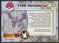 Aerodactyl (151 142) - Bulbapedia, the community-driven Pokémon encyclopedia