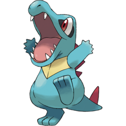 Totodile used Scary Face! : r/pokemon