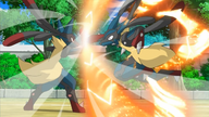 Mega Lucario VS Mega Lucario! The Wave-Guiding Storm!!