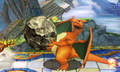 Charizard's Down Special attack in the 3DS version