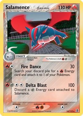 Salamence δ (EX Delta Species 14) - Bulbapedia, the community-driven ...