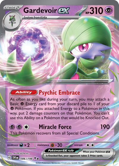 Gardevoir ex (Scarlet & Violet 86) - Bulbapedia, the community-driven ...