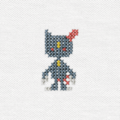 "The Sneasel embroidery from the Pokémon Shirts clothing line."