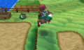 Jumping up a ledge riding Skiddo in Pokémon X and Y