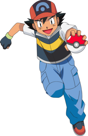 Ash holding Poké Ball.png