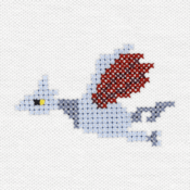 "The Skarmory embroidery from the Pokémon Shirts clothing line."