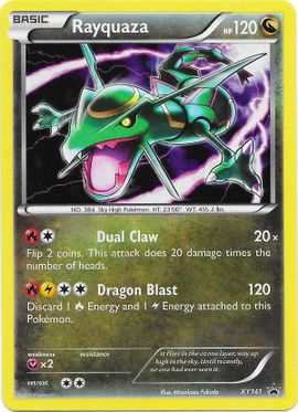 Rayquaza (XY Promo 141) - Bulbapedia, the community-driven Pokémon ...