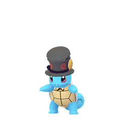 Squirtle wearing Yamask Costume