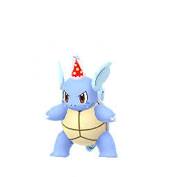 Wartortle wearing Party hat (red)