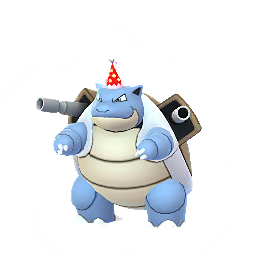 Blastoise wearing Party hat (red)