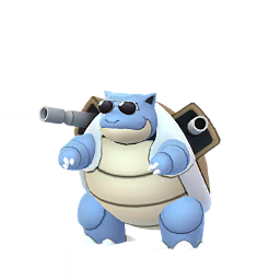 Blastoise wearing Squirtle Squad sunglasses