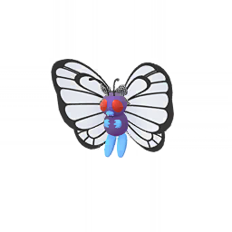 Butterfree wearing Fashionable costume