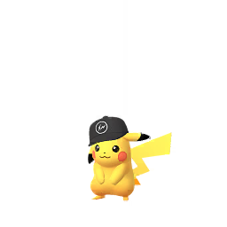 Pikachu wearing H.F. Custom Cap