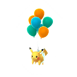 Pikachu wearing Flying Pikachu (2023 · FlyOrange)