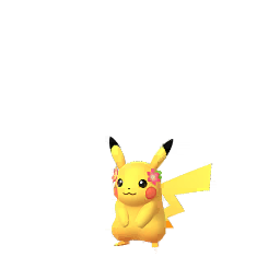 Pikachu wearing Gracidea flower