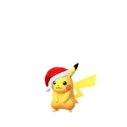 Pikachu wearing Festive hat