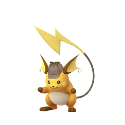 Raichu wearing Detective Pikachu