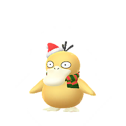 Psyduck wearing Holiday outfit