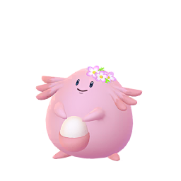 Chansey wearing Flower crown