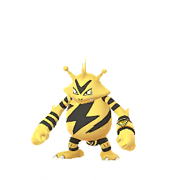 Electabuzz wearing Spark-themed accessory
