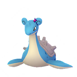 Lapras wearing Blanche-themed accessory